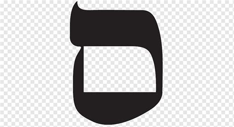 Samekh Hebrew alphabet Letter Samech, others, angle, rectangle, black ...