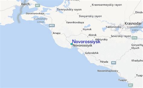 Novorossiysk Tide Station Location Guide