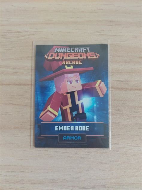 Minecraft Arcade Card - #36 Ember Robe (Rare), Hobbies & Toys, Toys & Games on Carousell