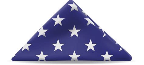 Folded U S Flag Stock Illustration - Download Image Now - iStock