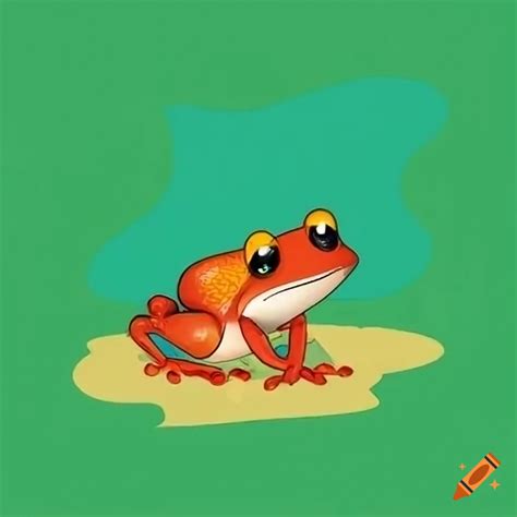 Frog jumping on Craiyon