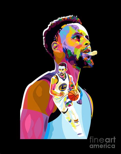 Stephen Curry Digital Art by Baturaja Vector - Fine Art America