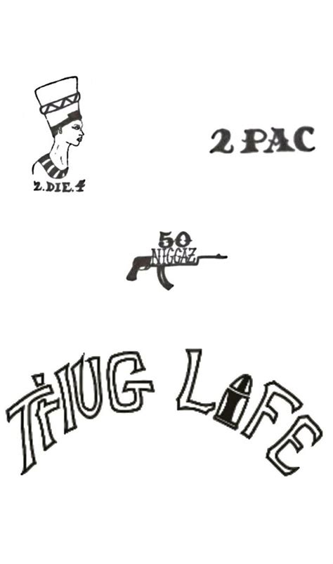 2pac Tattoos, Gang Tattoos, Chicano Tattoos, Life Tattoos, Tupac Thug ...