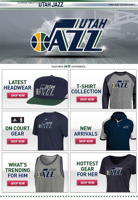 Utah Jazz Store - Buy Utah Jazz Jerseys, Apparel, Merchandise, Gear ...