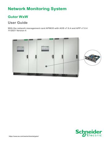 Schneider Electric Gutor WxW User Guide | Manualzz