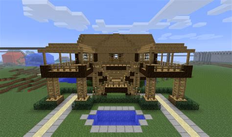 Stilt house - Front view with water pond - Backslashdotcom's Creative Server Creations - Gallery ...