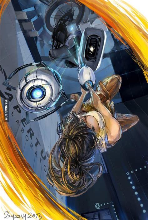 Portal Fan Art - Created by zzyzzyy | Portal art, Portal 2, Portal game