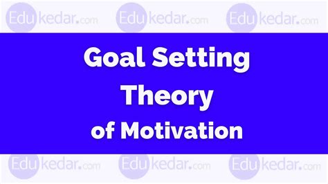 Goal Setting Theory of Motivation: Principle SMART Goals Example