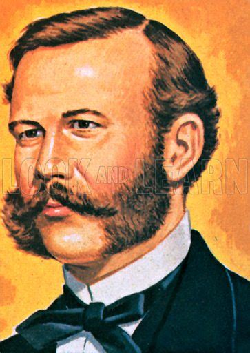 Jean Henri Dunant, founder of the Red Cross movement stock image | Look ...