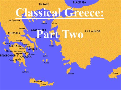 Attica Ancient Greece Map