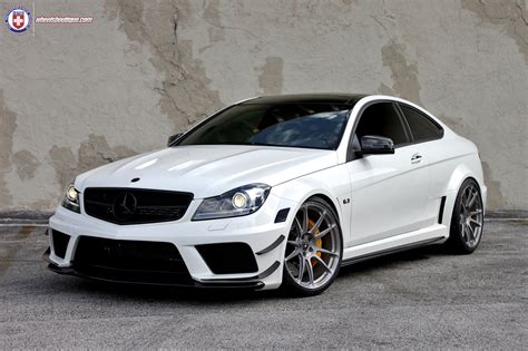 Mercedes Tuning: Wheels Boutique & HRE tweaked C63 AMG Black