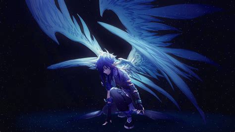 Blue Angel With Wings Anime, HD Anime, 4k Wallpapers, Images, Backgrounds, Photos and Pictures