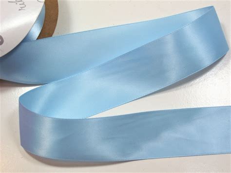 Light Blue Ribbon Offray Double-Face Light Blue Satin Ribbon | Etsy | Light blue ribbon, Blue ...