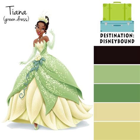 Princesa Tiana, Disney Princess Colors, Disney Colors, Colour Pallete ...