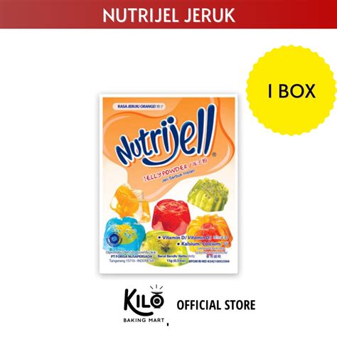 Jual Nutrijel Nutrijell Jeruk / Nutrijell Pudding Rasa Jeruk 1 Box ...