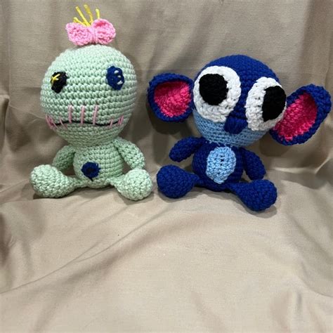 Holiday | Handcrafted Crochet Lilos Doll From The Movie Lilo And Stitch And Stitch | Poshmark