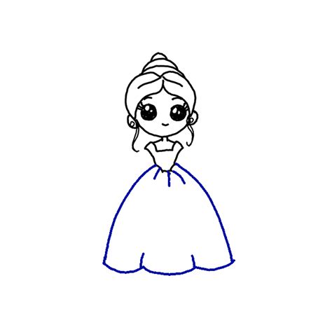 How to Draw Princess Belle - Step by Step Easy Drawing Guides - Drawing Howtos