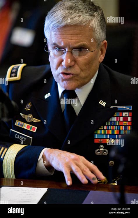 Army Chief of Staff General George Casey Stock Photo - Alamy