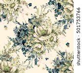 Floral Wallpaper Vintage Pattern Free Stock Photo - Public Domain Pictures
