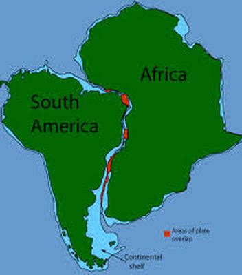 Apparent Fit of the Continents - Continental Drift