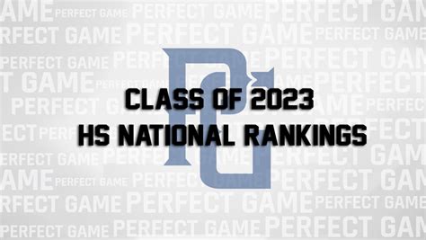 Class of 2023 HS Baseball Player National Rankings | Perfect Game USA