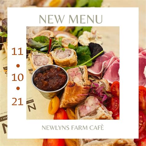 *NEW MENU... - Newlyns Farm Shop, Café & Cookery School