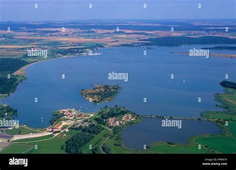 France, Meuse (55), Madine lake (aerial view Stock Photo - Alamy