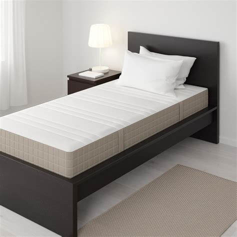 HAUGESUND Spring mattress, medium firm, dark beige, Twin - IKEA