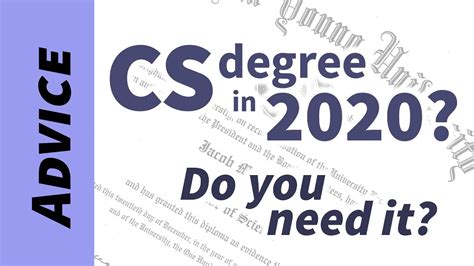 Do you need a CS degree in 2020? - YouTube