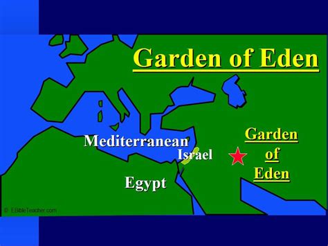 Garden of Eden | Bible mapping, Bible, Garden of eden