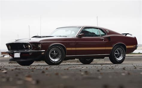 Download Muscle Car Vehicle Ford Mustang Mach 1 HD Wallpaper