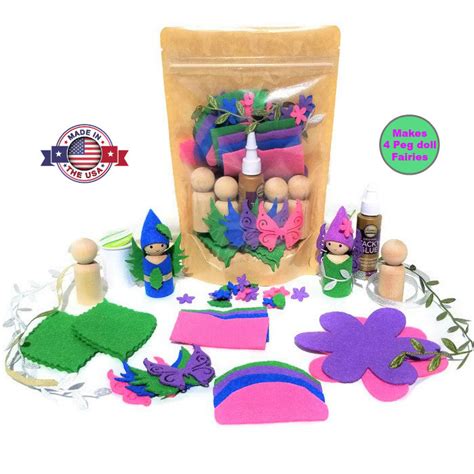 Peg Doll Fairy Kit – Wildflower Toys