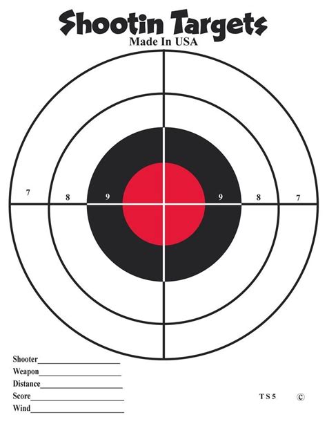 Printable Air Gun Targets