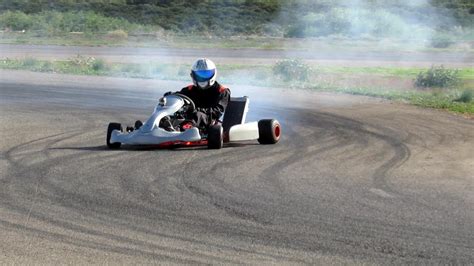 CR250 Shifter Kart Drift Session Port Gawler - YouTube