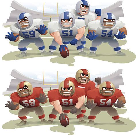 Royalty Free Football Lineman Clip Art, Vector Images & Illustrations - iStock