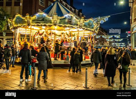 France, Somme, Amiens, The Christmas market in Amiens Stock Photo - Alamy