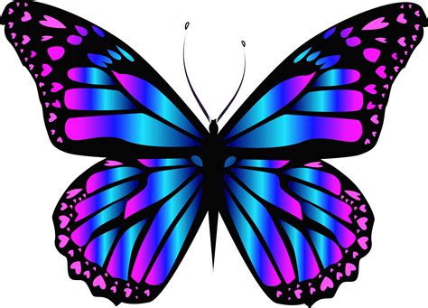 Download Blue And Purple Butterfly Png Clipar Image - Blue Butterfly PNG Image with No ...