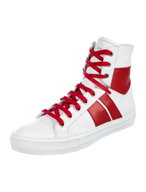 Amiri Leather Printed Sneakers - Shoes - AMIRI28127 | The RealReal