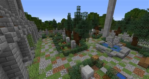 Graveyard / Cemetery + Tutorial Minecraft Map