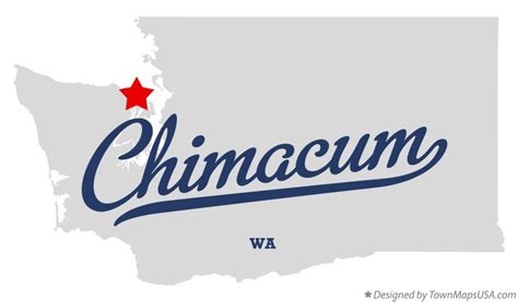 Map of Chimacum, WA, Washington