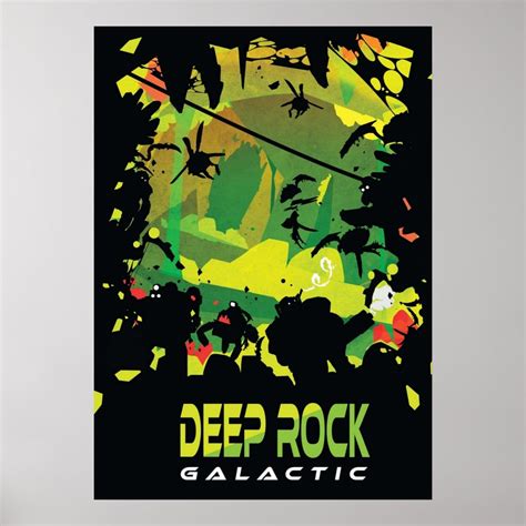 Deep Rock Galactic Fanart Artwork Poster | Zazzle