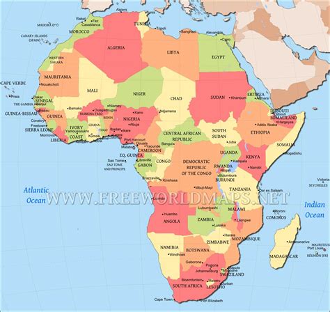 africa map - Free Large Images