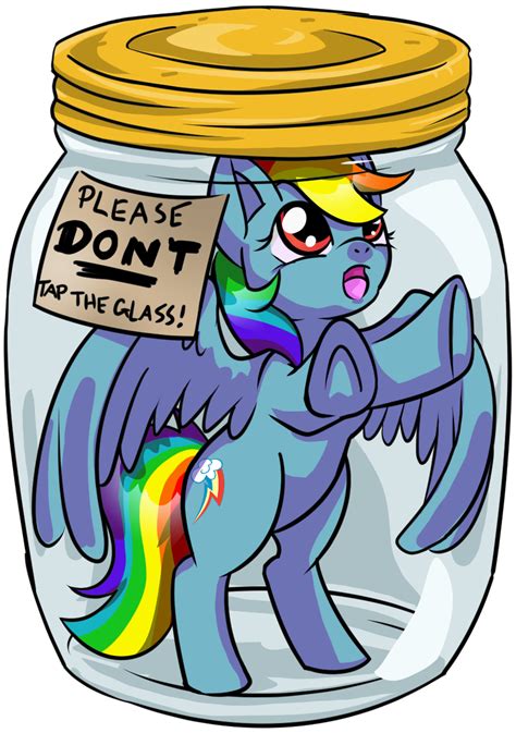 Pony in a Jar: Rainbow Dash | Pony Cum Jar Project | Know Your Meme