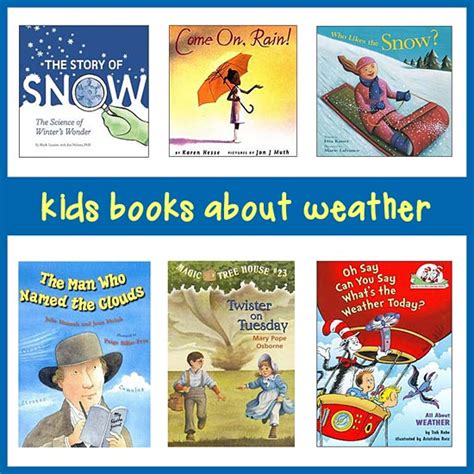 Best Books on Weather for Kids in K-8