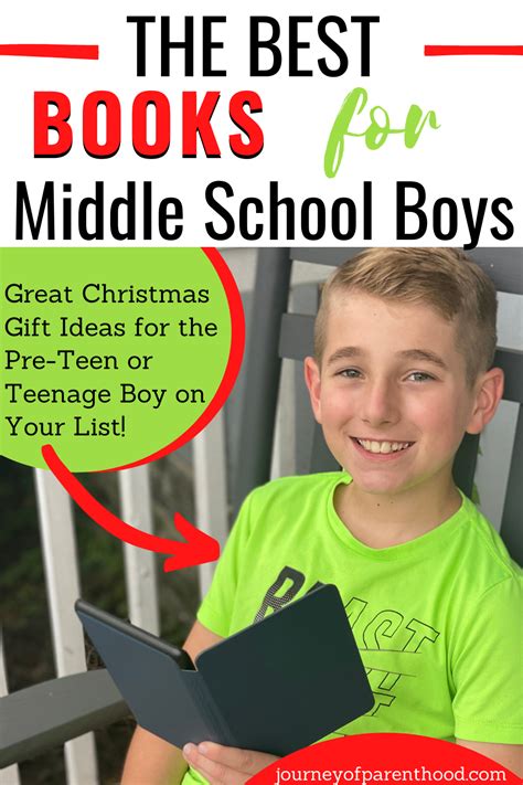 Here is a list of the best books for middle school boys - perfect Christmas Gift Ideas for ...