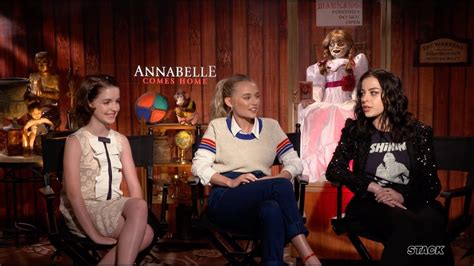 Annabelle Comes Home cast & crew interview - YouTube