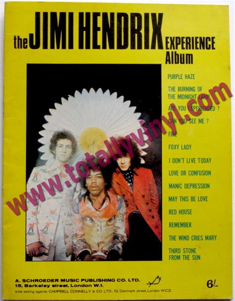 Totally Vinyl Records || Hendrix Experience, Jimi - Jimi Hendrix Experience Album Songbook