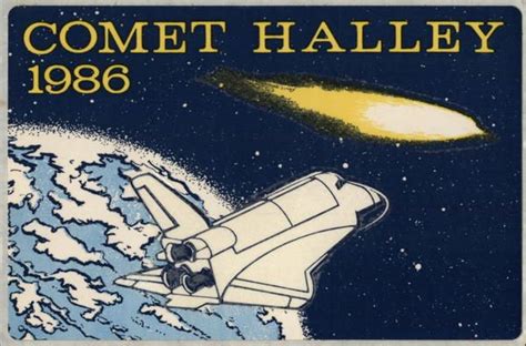 Comet Halley 1986 | Astronomy, Comet, Postcard