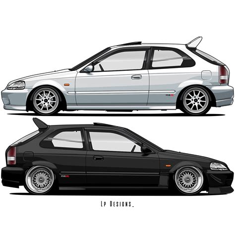 Honda Civic Ek - Type R on Behance