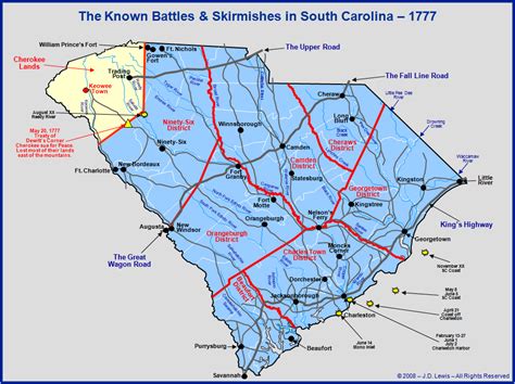 South Carolina in the American Revolution - Engagements of 1777